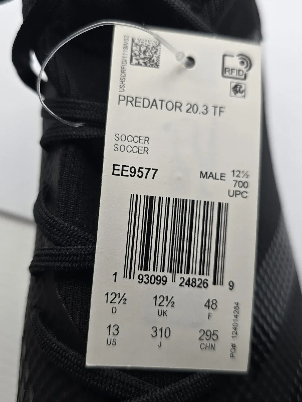 Adidas Predator Men's Soccer Cleats - Black